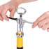 BarCraft Double Handled Chrome Wing Corkscrew and Bottle Opener
