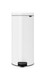 Brabantia NewICON Pedal Bin 30L White with 20 Free Bin Liners