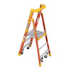  Werner 72003C Fiberglass Podium Ladder w/ Castors 3 Tread 