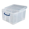  Really Useful Box Transparent Clear Plastic Container Box w/ Lid 
