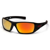 Pyramex Safety Pyramex VELAR Safety Glasses w/ Ice Orange Mirror Lens 