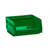 Mobil Plastic Mobil Semi Open Louvred Picking Bin Containers Green 