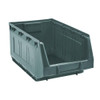 Mobil Plastic Mobil Semi Open Louvred Picking Bin Containers Grey 