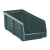 Mobil Plastic Mobil Semi Open Louvred Picking Bin Containers Grey 