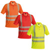 Dassy DASSY Brandon (710024) Yellow High visibility UV polo shirt 