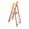  Werner 72004C Fiberglass Podium Ladder w/ Castors 4 Tread 