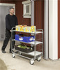  Kongamek CL Trolley with Central Locking 4 Shelves 