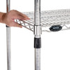 TSL Approved Chrome Wire 4 Shelf Cart 59" High 