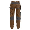 Dassy DASSY Flux (200975) Work trousers with stretch multi-pockets and knee pockets Brown/Grey 