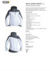  Dassy JAKARTA Two-Tone Softshell Painter/Decorators Jacket White/Grey 