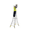  Werner 75056 Telescopic Combination Ladder 4 x 6 