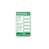 TSL Approved Pass Ladder Safety Inspection Labels in Green x 100 