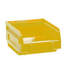 Mobil Plastic Mobil Semi Open Louvred Picking Bin Containers Yellow 