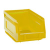 Mobil Plastic Mobil Semi Open Louvred Picking Bin Containers Yellow 