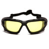 Pyramex Safety Pyramex I-Force Safety Glasses Amber Dual H2X Anti-Fog Lens 