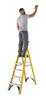  Werner 717 Fibreglass Platform Stepladder 