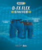 Dassy DASSY Axis (250082) Work shorts with stretch Azure Blue/Grey 
