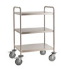  Kongamek 3 Shelf Stainless 304 Trolley, Fully Welded 