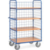  Fetra Shelved Trolley Wire Lattice Sides 