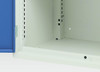  Bott verso shelf cupboard, with 4 shelves, WxDxH: 1050x550x2000mm,RAL 7035/5010 