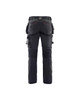  Blaklader Craftsman trousers 4-way stretch Black/Red 