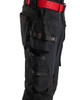  Blaklader Craftsman trousers 4-way stretch Black/Red 