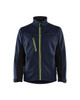  Blaklader Softshell Jacket Dark navy/Hi-vis Yellow 