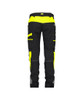 Dassy DASSY Hong Kong Work trousers for women with stretch Black/Fluo yellow 