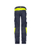 Dassy DASSY Canton Women Work trousers with knee pockets Midnight blue/Fluo yellow 