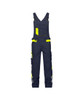 Dassy DASSY Ulsan Brace overall with stretch and knee pockets Midnight blue/Fluo yellow 