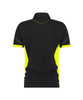 Dassy DASSY Veracruz Polo shirt Black/Fluo yellow 