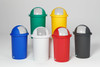  VAR Plastic waste collectors 50L capacity, with opening flap 