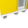 Ecosafe ECOSAFE Fire-proof safety cabinet 60 minutes tall 2 yellow doors equipped 