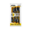  Felo 400 ERGONIC Screwdriver 6 Piece Set With SL/PZ/PH 