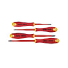  Felo 417 VDE ERGONIC E-Slim Screwdriver insulated 1000V 4 Piece Set 