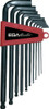  EGA Master Set Of 10 Ballpoint Hexagonal Key Wrenches 1,5 Mm -10 Mm Long Pattern 