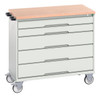  Bott Verso Mobile Cabinet with 5 Drawers 1050x600x980mm 