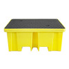 TSL Approved Drum Spill Pallet with extra capacity 4 x 205ltr drums 440ltr bund 