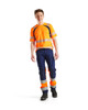  Blaklader UV Hi-Vis T-shirt Hi-vis Orange/Navy Blue 