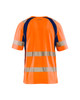  Blaklader UV Hi-Vis T-shirt Hi-vis Orange/Navy Blue 