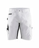  Blaklader Painter's shorts with stretch White/Dark Grey 