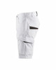  Blaklader Painter's shorts with stretch White/Dark Grey 