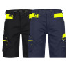 Dassy DASSY MANILLA Shorts Black/Fluo Yellow 