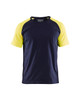  Blaklader T-shirt Navy Blue/Hi-vis yellow 