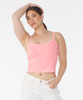 Belle Canvas BE139 Womens Micro Rib Spaghetti Strap Tank 