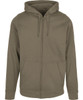 Build Your Brand Basic BB008 Basic Zip Hoodie Unisex 