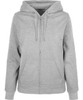 Build Your Brand Basic BB009 Womens Basic Zip Hoodie 