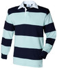 Front Row FR08M Sewn Stripe Long Sleeve Rugby Shirt Unisex 