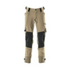  Mascot® Advanced Trousers with Kevlar Kneepad Pockets , Light Khaki (AS) 