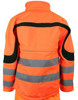  BeeSwift Eton Hi-vis Soft Shell Jacket Orange / Black (AS) 